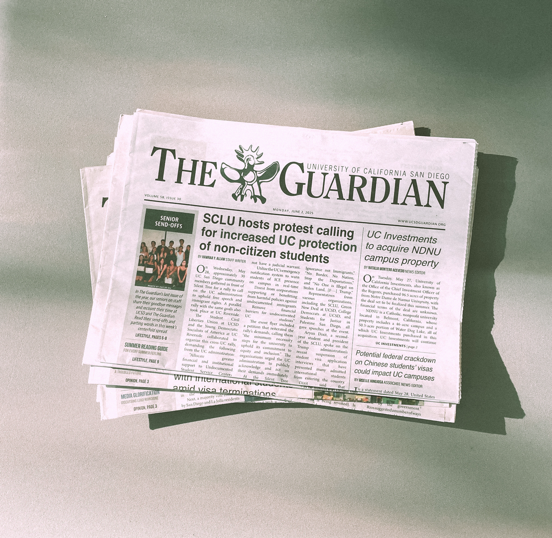 A picture of UCSD Guardian newspaper